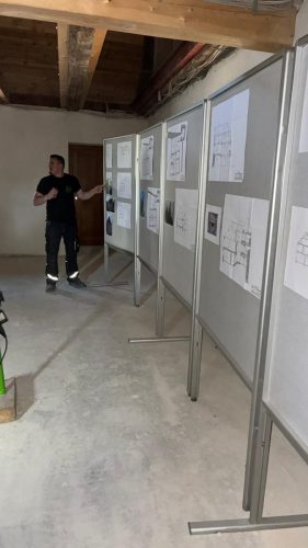 Altgebäude Innenputz Plannung mit Team